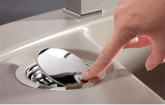 Foto von Systemceram Mera Eck Schiefer Keramikspüle